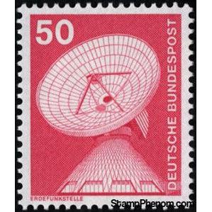 Germany 1975 Dish Aerial at Raisting Earth Station-Stamps-Germany-Mint-StampPhenom