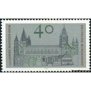 Germany 1975 Mainz Cathedral-Stamps-Germany-Mint-StampPhenom