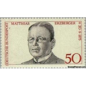 Germany 1975 Matthias Erzberger (1875-1921)-Stamps-Germany-Mint-StampPhenom