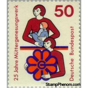 Germany 1975 Mother with Child and Emblem-Stamps-Germany-Mint-StampPhenom