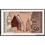 Germany 1975 Sieberstower, Plönlein, Kobolzell gate, Rothenburg o.d.T.-Stamps-Germany-Mint-StampPhenom