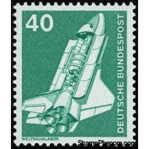 Germany 1975 Space Laboratory (Spacelab)-Stamps-Germany-Mint-StampPhenom