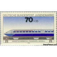 Germany 1975 Transrapid Magler Train (model)-Stamps-Germany-Mint-StampPhenom