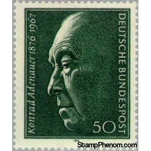 Germany 1976 Birth Centenary of Dr. Konrad Adenauer (1876-1967)-Stamps-Germany-Mint-StampPhenom