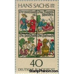 Germany 1976 Cover Pages from Hans Sachs' Books-Stamps-Germany-Mint-StampPhenom