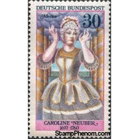 Germany 1976 Friederike Caroline Neuber (1697-1760) as Medea-Stamps-Germany-Mint-StampPhenom