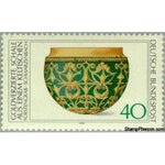 Germany 1976 Gold-ornamented Bowl from Celtic tomb,Swanenbach-Stamps-Germany-Mint-StampPhenom