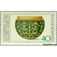 Germany 1976 Gold-ornamented Bowl from Celtic tomb,Swanenbach-Stamps-Germany-Mint-StampPhenom