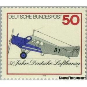 Germany 1976 Junkers F13 (1926), first Lufthansa passenger aircraft-Stamps-Germany-Mint-StampPhenom