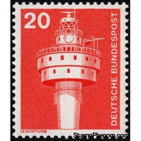 Germany 1976 Lighthouse "Alte Weser"-Stamps-Germany-Mint-StampPhenom