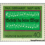 Germany 1976 Opening lines of Hymn "Entrust Yourself to God"-Stamps-Germany-Mint-StampPhenom