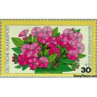 Germany 1976 Phlox paniculata-Stamps-Germany-Mint-StampPhenom