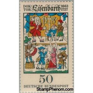 Germany 1977 250th Death Anniversary Johann Andreas Eisenbarth-Stamps-Germany-Mint-StampPhenom