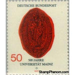 Germany 1977 500th Anniversary of the founding of University Mainz-Stamps-Germany-Mint-StampPhenom