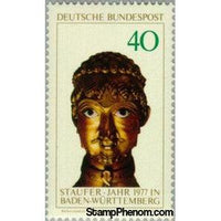 Germany 1977 Head of Frederick Barbarossa (1165)-Stamps-Germany-Mint-StampPhenom