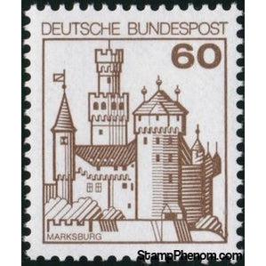 Germany 1977 Marksburg Castle-Stamps-Germany-Mint-StampPhenom