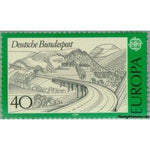 Germany 1977 Motorway section of the RhÃ¶n-Stamps-Germany-Mint-StampPhenom