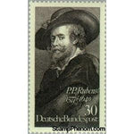 Germany 1977 Peter Paul Rubens (1577-1640) self portrait-Stamps-Germany-Mint-StampPhenom