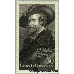 Germany 1977 Peter Paul Rubens (1577-1640) self portrait-Stamps-Germany-Mint-StampPhenom