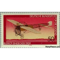 Germany 1978 Bleriot monoplane (1909)-Stamps-Germany-Mint-StampPhenom