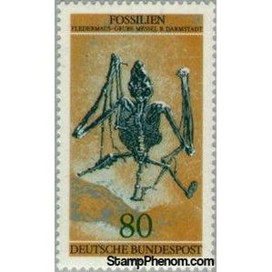 Germany 1978 Fossil bat from the Messel pit-Stamps-Germany-Mint-StampPhenom