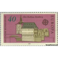 Germany 1978 Old Town Hall Bamberg-Stamps-Germany-Mint-StampPhenom