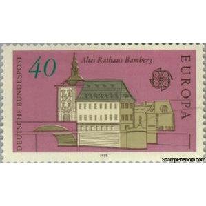 Germany 1978 Old Town Hall Bamberg-Stamps-Germany-Mint-StampPhenom