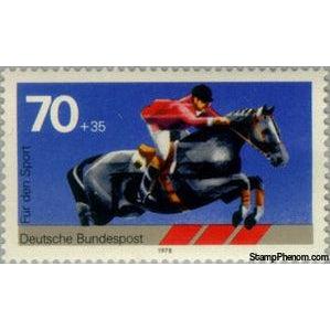 Germany 1978 Show jumping-Stamps-Germany-Mint-StampPhenom