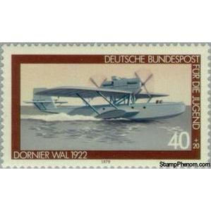 Germany 1979 Dornier Do-J WAL flying boat,1922-Stamps-Germany-Mint-StampPhenom