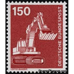 Germany 1979 Excavator-Stamps-Germany-Mint-StampPhenom
