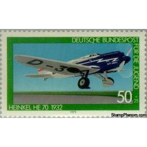 Germany 1979 Heinkel HE 70 Blitz, 1932-Stamps-Germany-Mint-StampPhenom