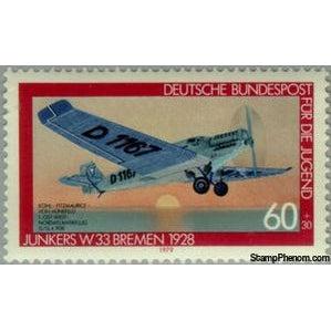 Germany 1979 Junkers W.33 D-1167 Bremen 1928-Stamps-Germany-Mint-StampPhenom