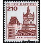 Germany 1979 Schwanenburg Castle, Kleve-Stamps-Germany-Mint-StampPhenom