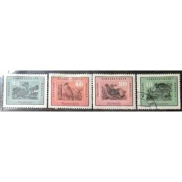 Germany Birds, 4 stamps-Stamps-Germany-StampPhenom