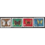 Germany Butterflies, 4 stamps-Stamps-Germany-StampPhenom
