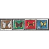 Germany Butterflies, 4 stamps-Stamps-Germany-StampPhenom