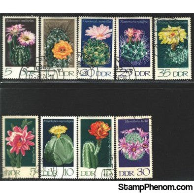 Germany Cactus , 9 stamps