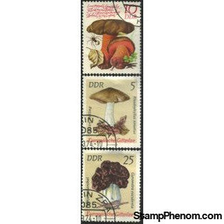 Germany Mushrooms , 3 stamps