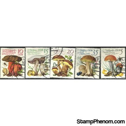Germany Mushrooms , 5 stamps