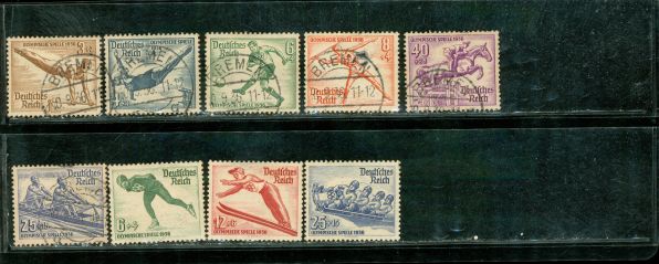 Germany Olympics , 9 stamps - Germany Olympics , 9 stamps