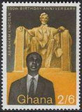 Ghana 1959 Abraham Lincon Birth Anniversary-Stamps-Ghana-StampPhenom