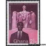 Ghana 1959 Abraham Lincon Birth Anniversary-Stamps-Ghana-StampPhenom