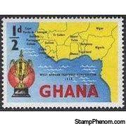 Ghana 1959 African Football Competition-Stamps-Ghana-StampPhenom