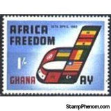 Ghana 1960 Africa Freedom Day, Mint-Stamps-Ghana-StampPhenom