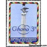 Ghana 1961 1st Anniversary of Republic-Stamps-Ghana-StampPhenom