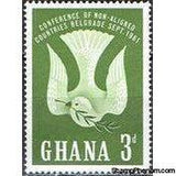 Ghana 1961 Belgrade Conference-Stamps-Ghana-StampPhenom