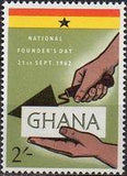 Ghana 1962 Founders Day-Stamps-Ghana-StampPhenom