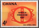 Ghana 1963 Africa Freedom Day-Stamps-Ghana-StampPhenom