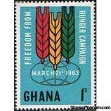 Ghana 1963 Freedom from Hunger-Stamps-Ghana-StampPhenom