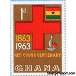 Ghana 1963 Red Cross Anniversary-Stamps-Ghana-StampPhenom